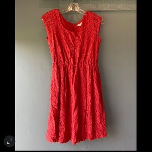 Dark orange xhileration summer dress